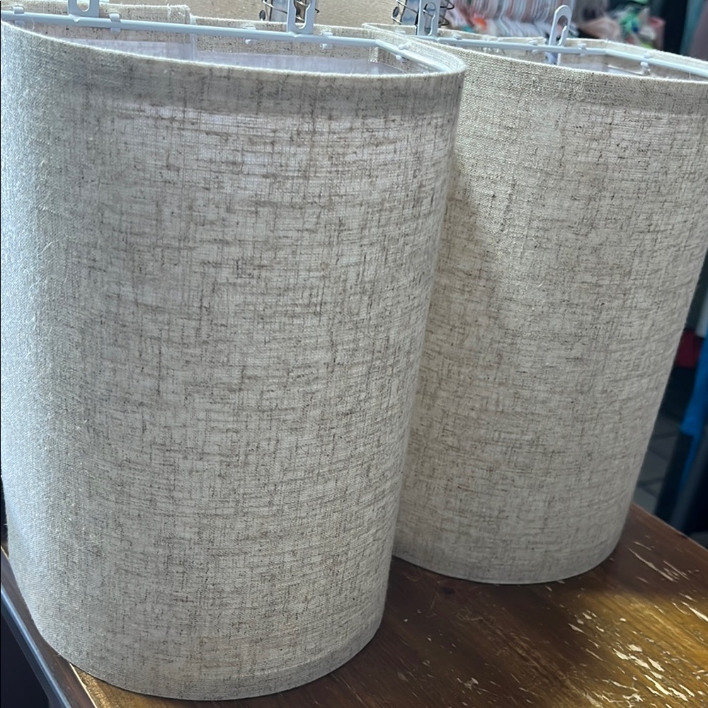 Elegant Cream Fabric Lamp Shade